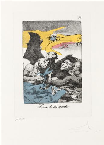 SALVADOR DALÍ Les Caprices de Goya.